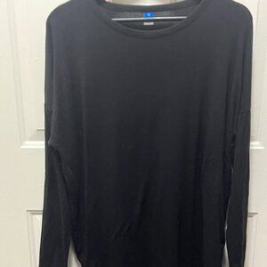 Old Navy Black Long Sleeved Top